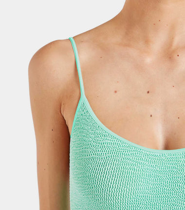 Pamela Swim Metallic Mint