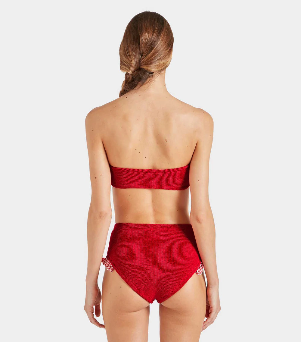 Load image into Gallery viewer, Peggy Bikini Red Gingham
