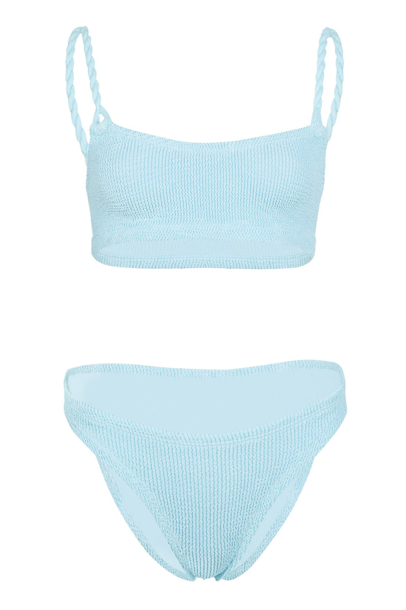 Phoebe Bikini Metallic Ice Blue