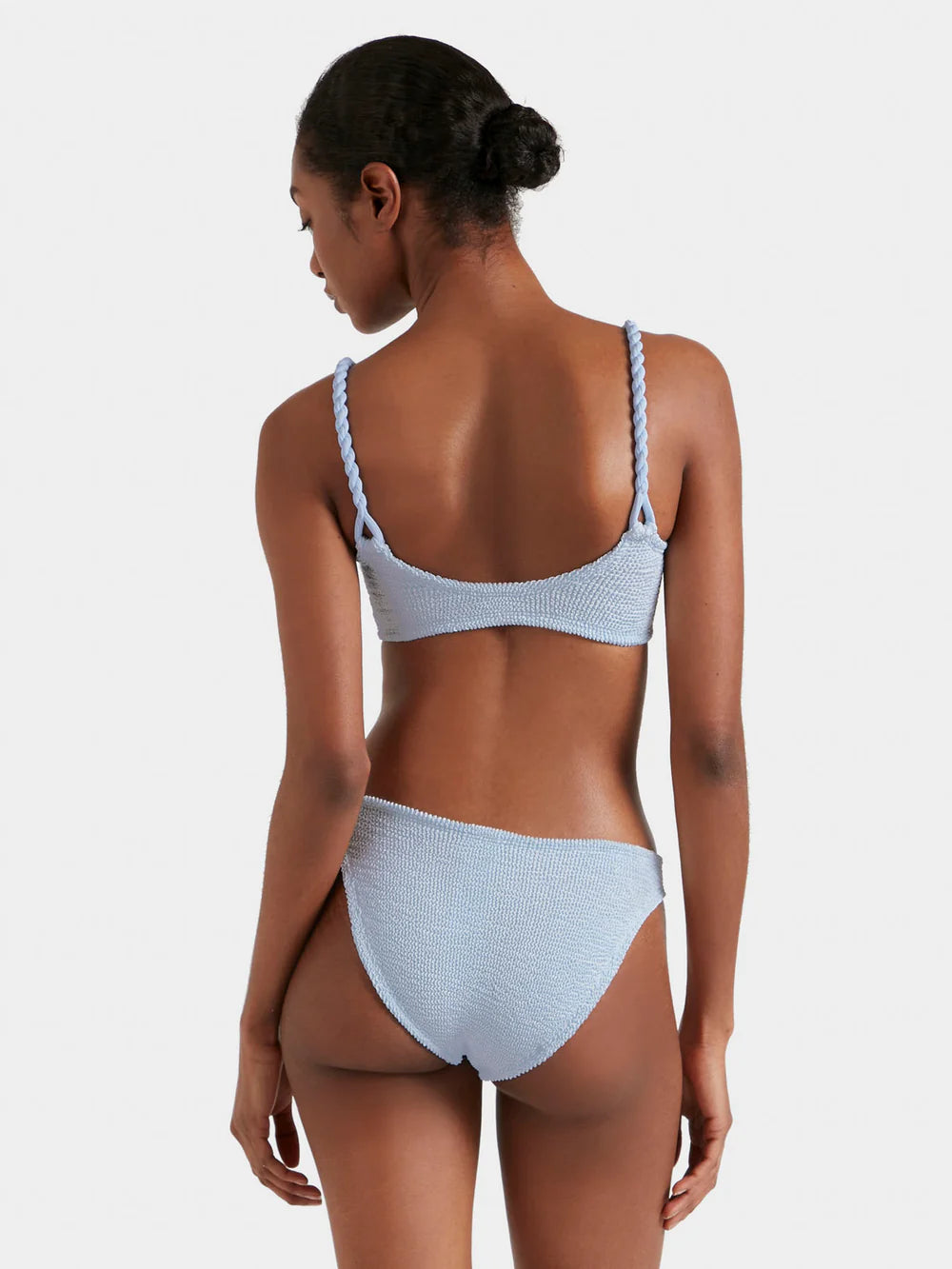 Load image into Gallery viewer, Phoebe Bikini Metallic Ice Blue
