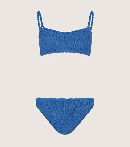 Phoebe Bikini Metallic Denim