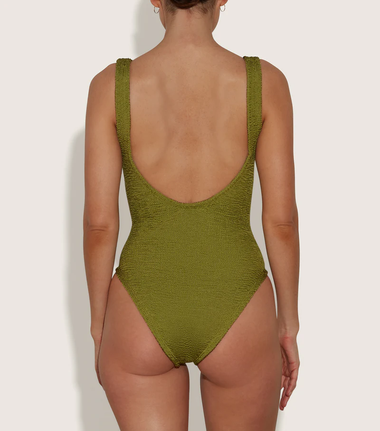 Sadie Swim Metallic Moss - ONE SIZE - One Piece