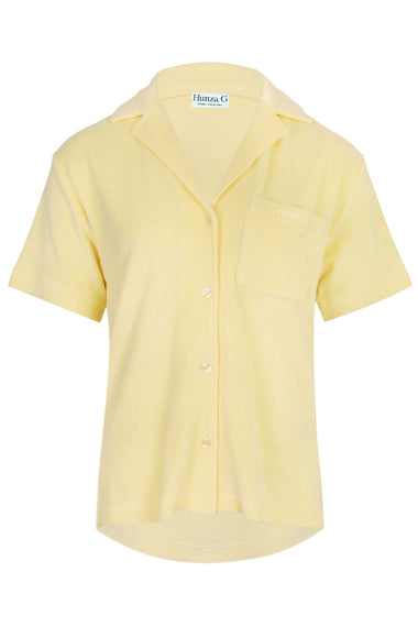 Terry Towelling Cuban Shirt Butter