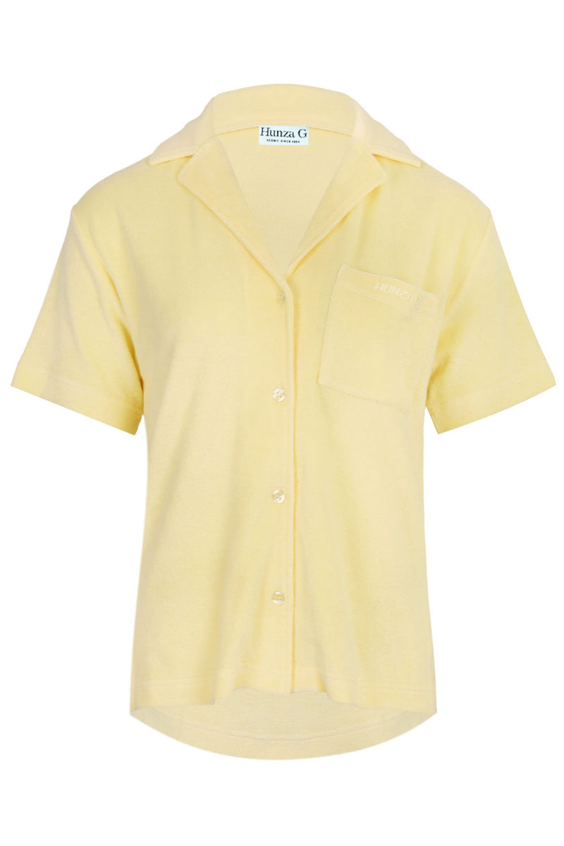 Terry Towelling Cuban Shirt Butter
