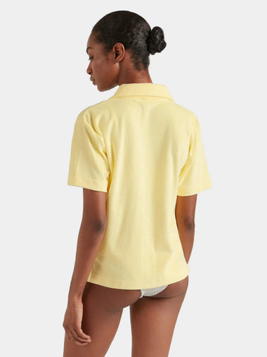 Terry Towelling Cuban Shirt Butter