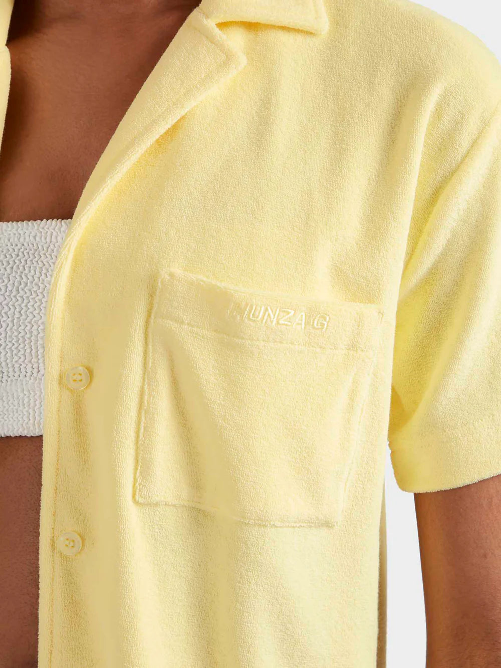 Load image into Gallery viewer, Terry Towelling Cuban Shirt Butter
