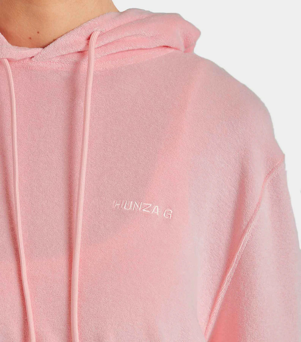 Load image into Gallery viewer, Terry Towelling Hoodie Pink
