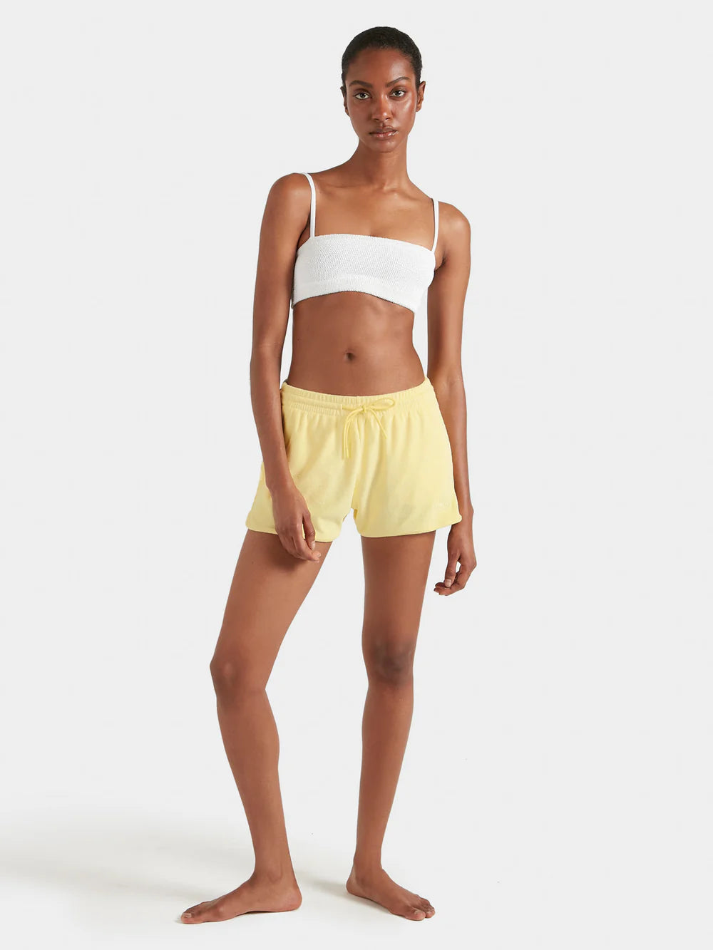 Load image into Gallery viewer, Terry Towelling Shorts Butter
