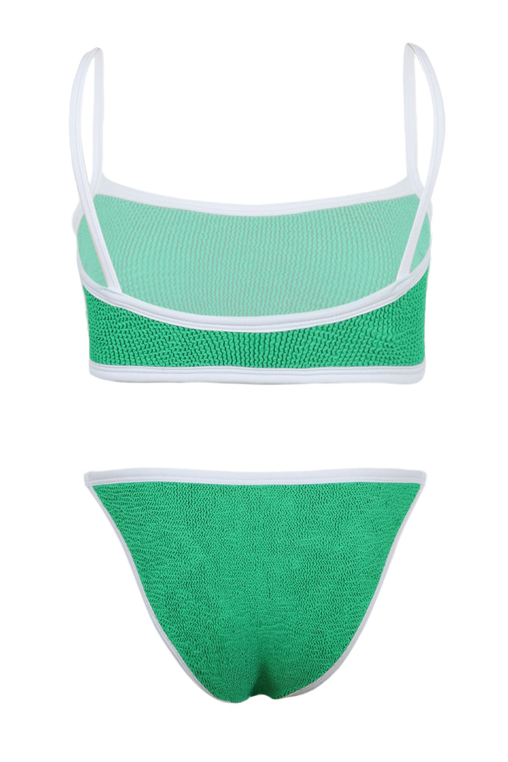 Load image into Gallery viewer, Tyler Bikini Emerald/White
