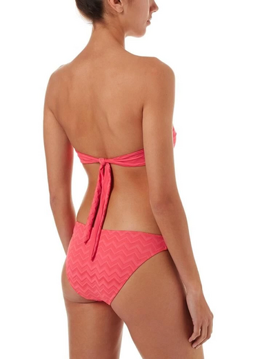 Martinique Top Coral Wave - Bikini Top