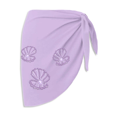 Sery Jr Georgette Shell Strass Girl Short Sarong