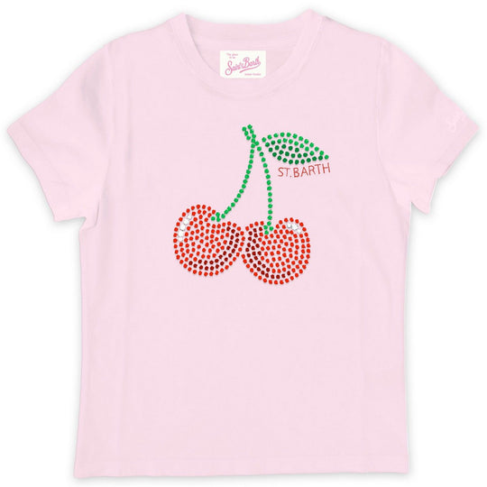 Load image into Gallery viewer, Elly T-shirt  Studs Cherry
