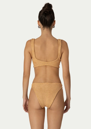 Irina Bikini Peach Lurex