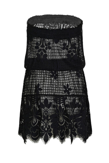 Isla Bandeau Short Dress Black - Dress