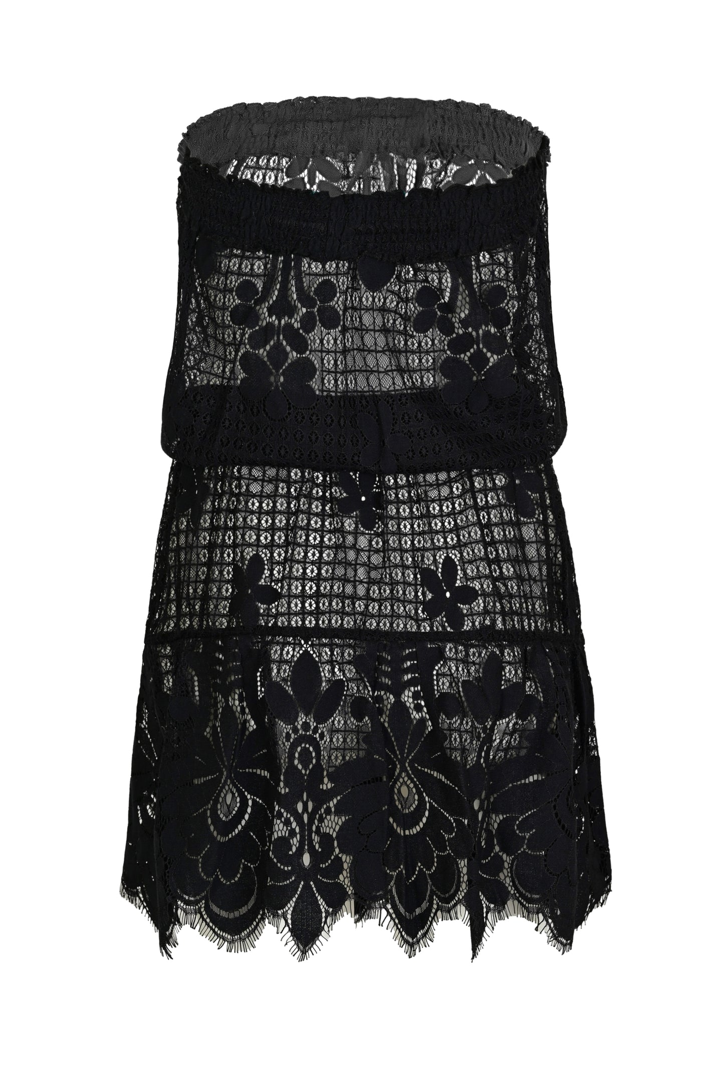 Load image into Gallery viewer, Isla Bandeau Short Dress Black - Dress
