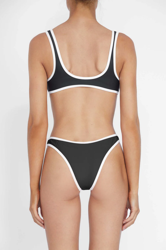 Load image into Gallery viewer, 90&amp;#39;s Duo Pant Black/White Contrast
