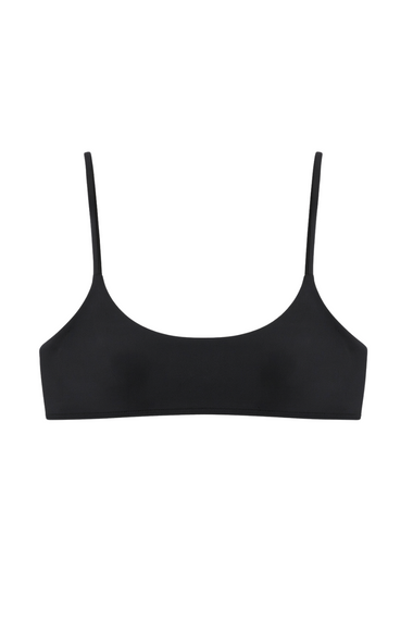 Crop Top Bikini Black