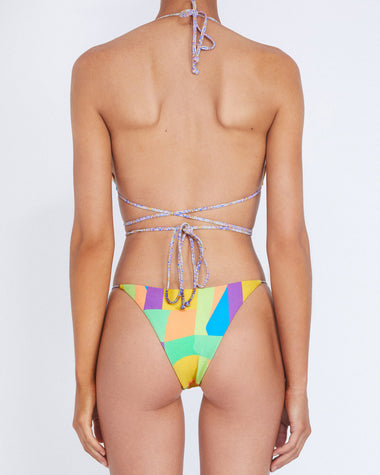 Long Tri Top Caribou Lou - Bikini Top