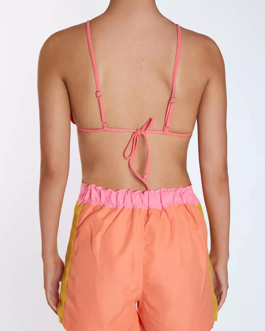 Womens Swim Shorts in Orange - Shorts