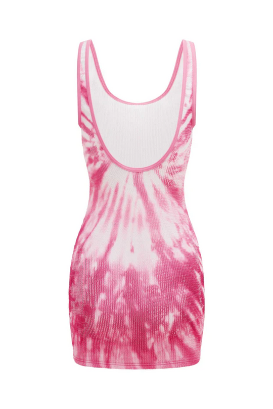 Load image into Gallery viewer, The Crimp Mini Dress Dynamite
