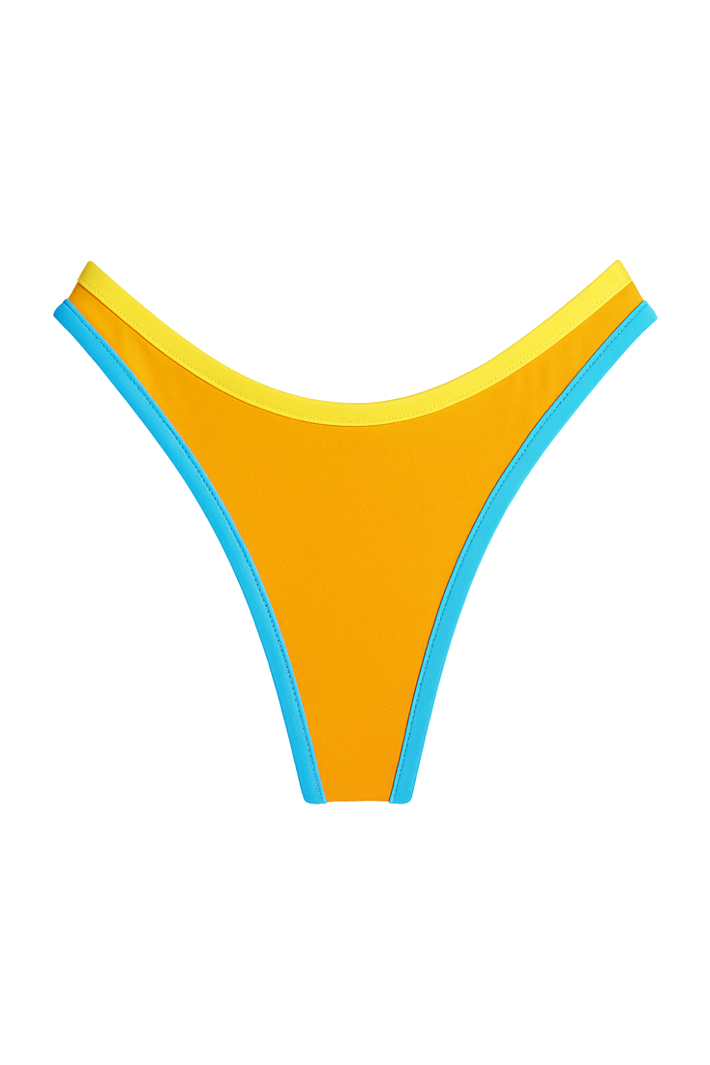 V Bikini Bottom with Contrast Bound Edge