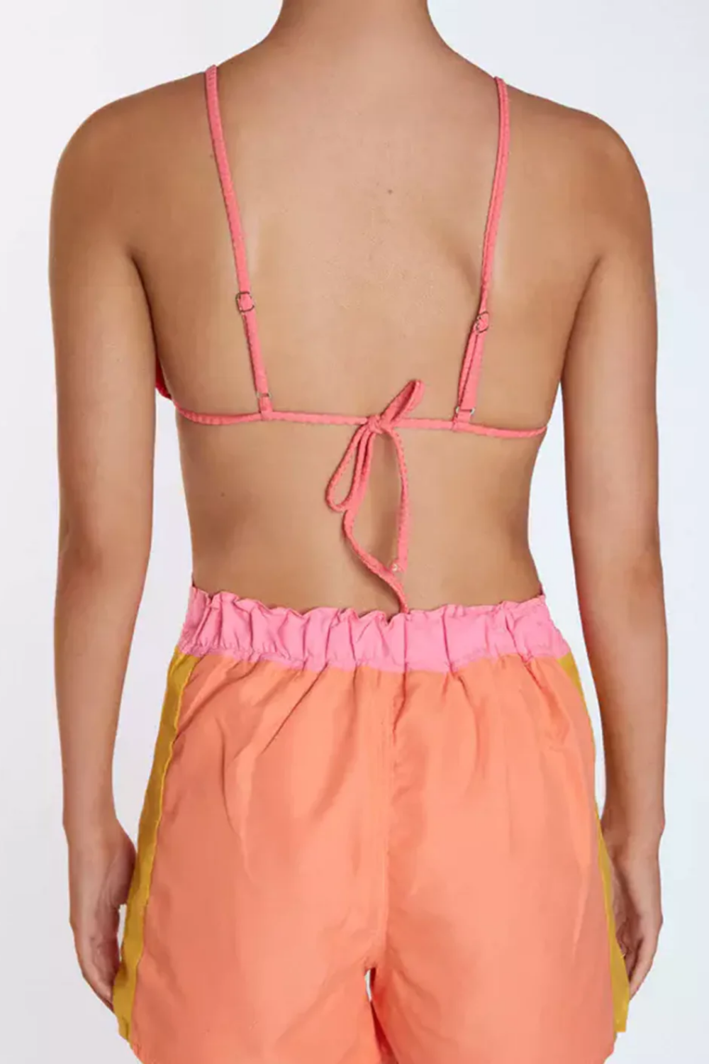 Load image into Gallery viewer, Womens Swim Shorts in Orange
