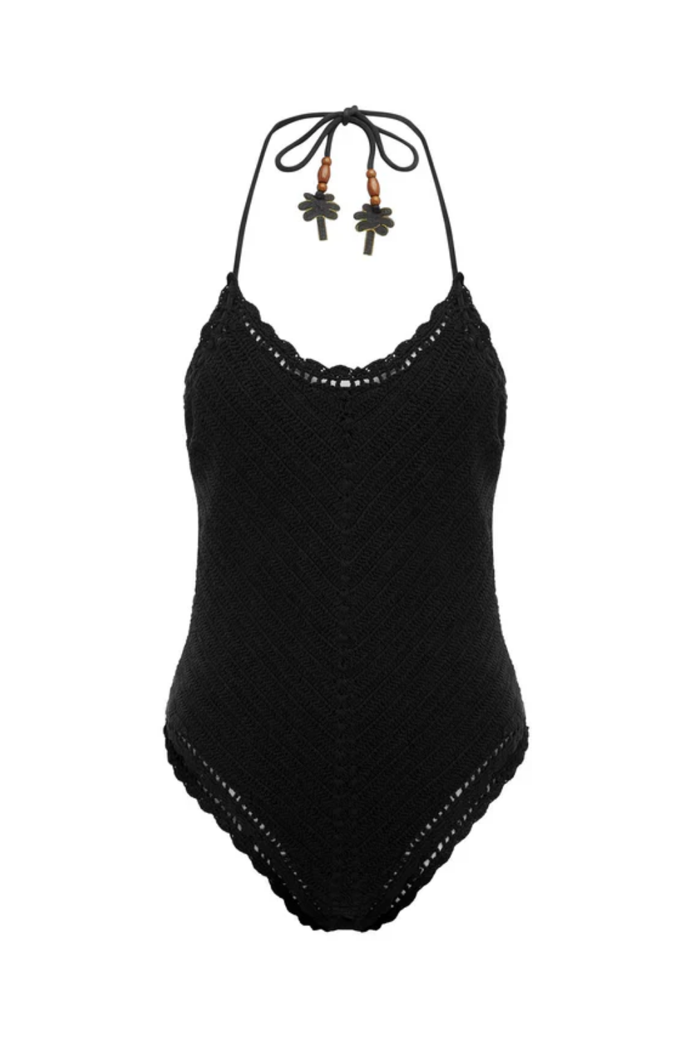 Load image into Gallery viewer, The Crochet Halter One Piece Palm Beach
