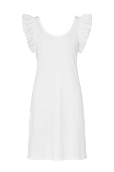 Biarritz Short Tule Dress Tie Dye White