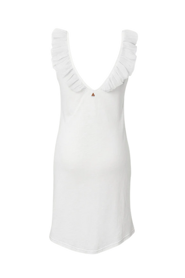 Biarritz Short Tule Dress Tie Dye White