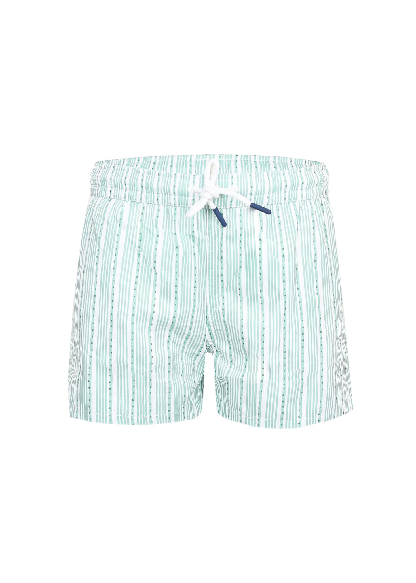 Boy Swim Short Stripe Green