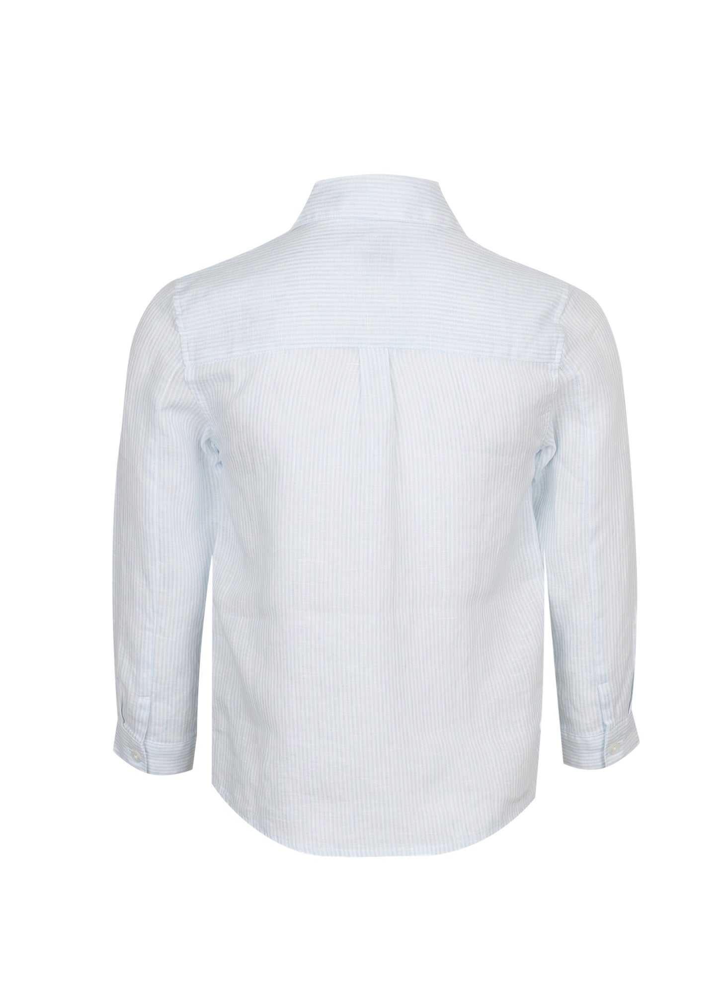 Load image into Gallery viewer, Kaftan Linen Shirt Light Blue Stripes
