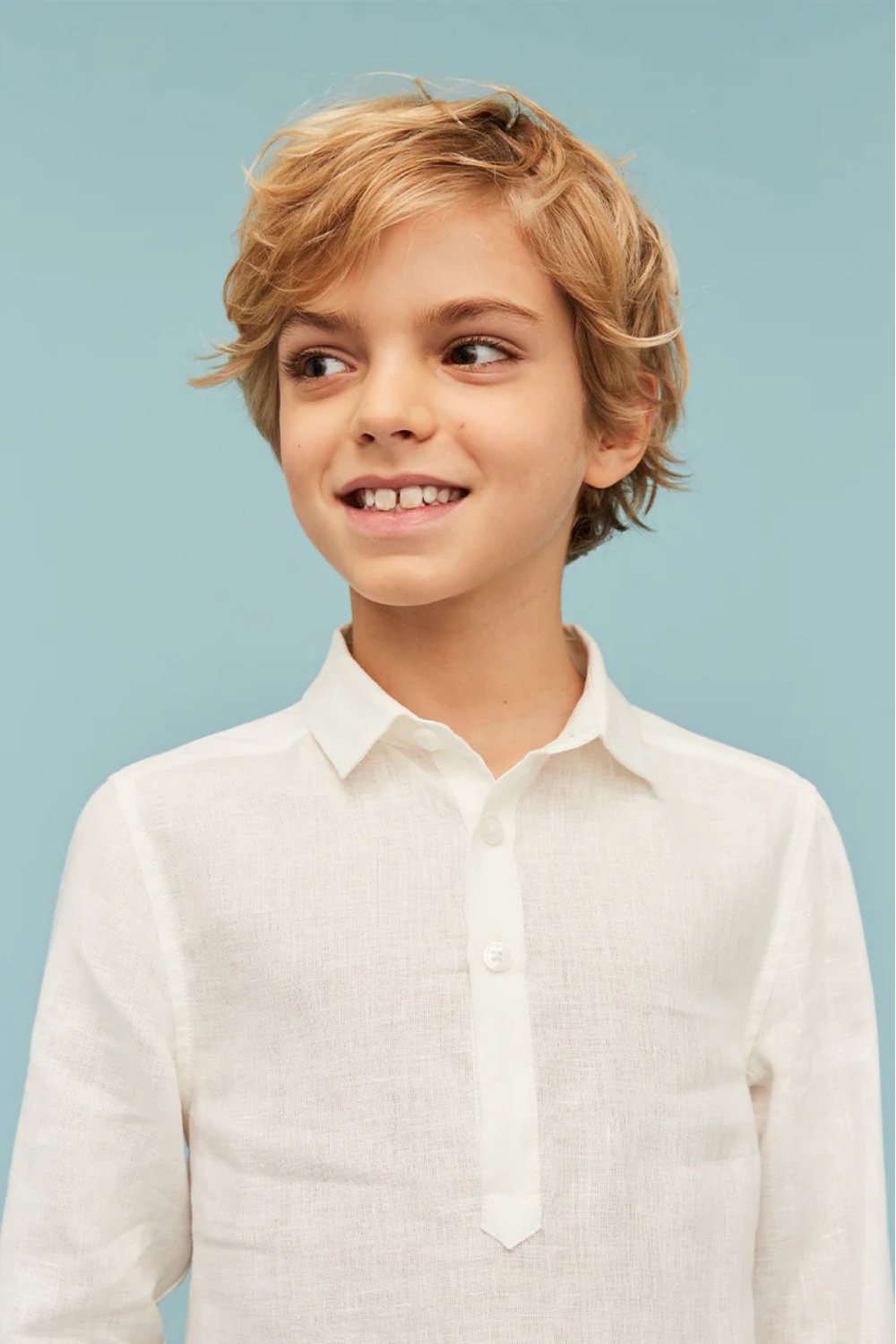 Load image into Gallery viewer, Kaftan Linen Shirt Off White
