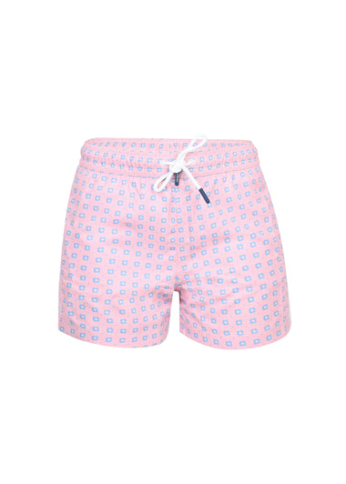 Boy Swim Short Geo Pink