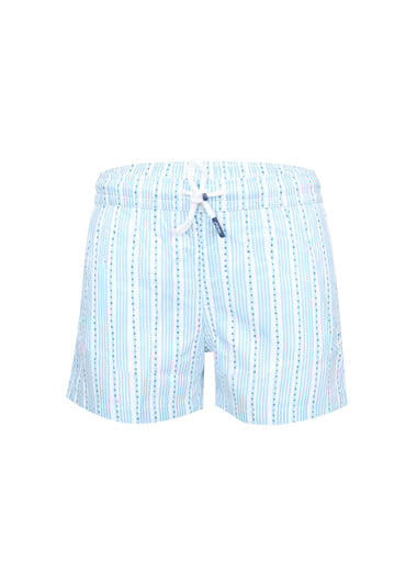 Boy Swim Short Stripe Blue