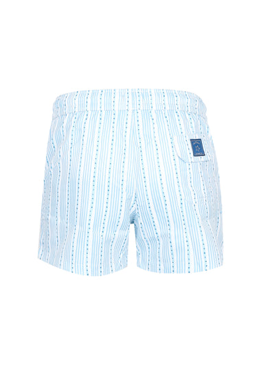 Boy Swim Short Stripe Blue