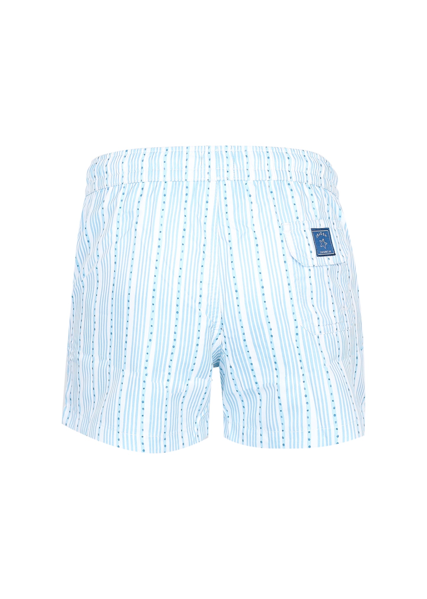 Load image into Gallery viewer, Boy Swim Short Stripe Blue
