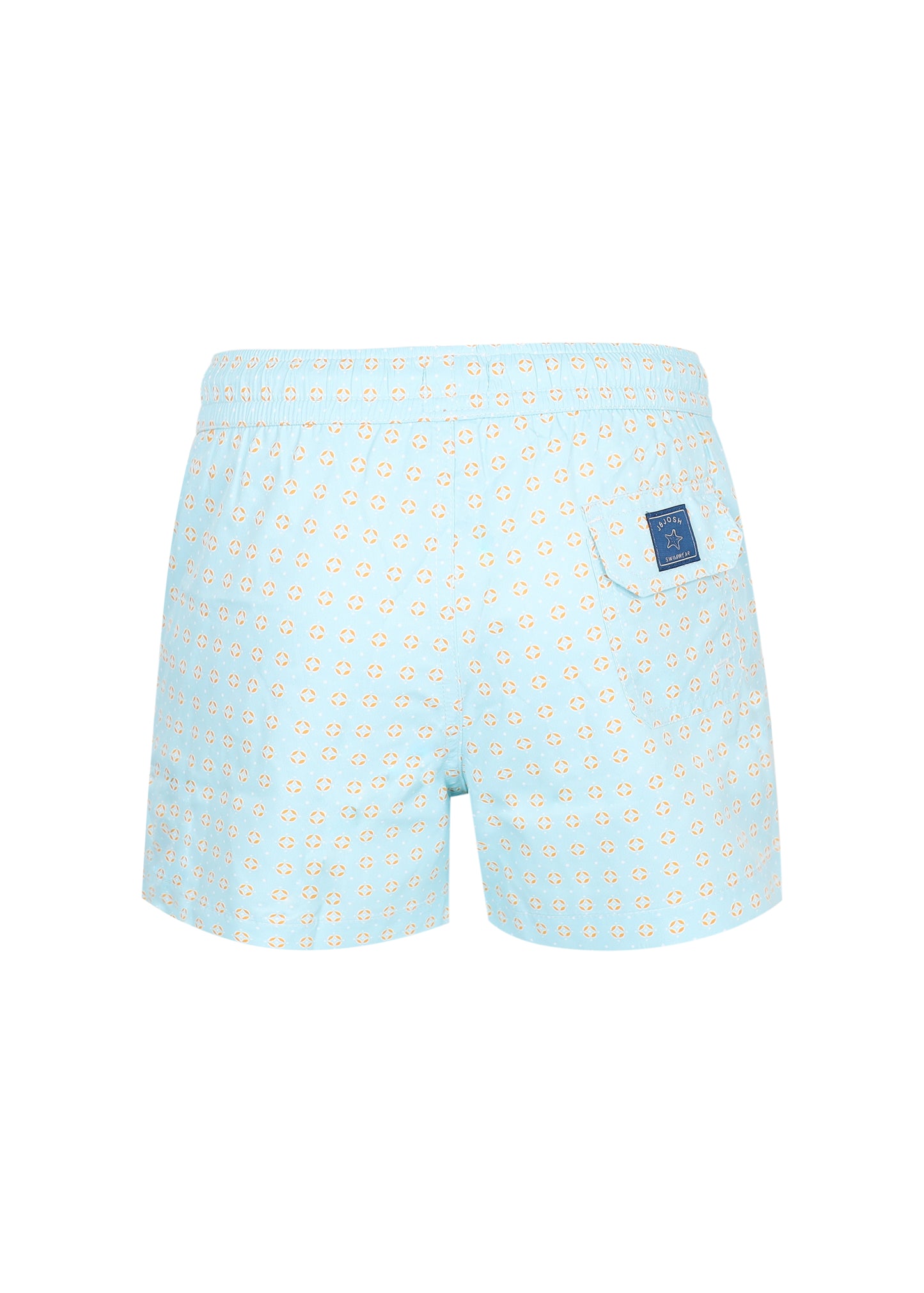 Load image into Gallery viewer, Boy Swim Short Geo Turquoise
