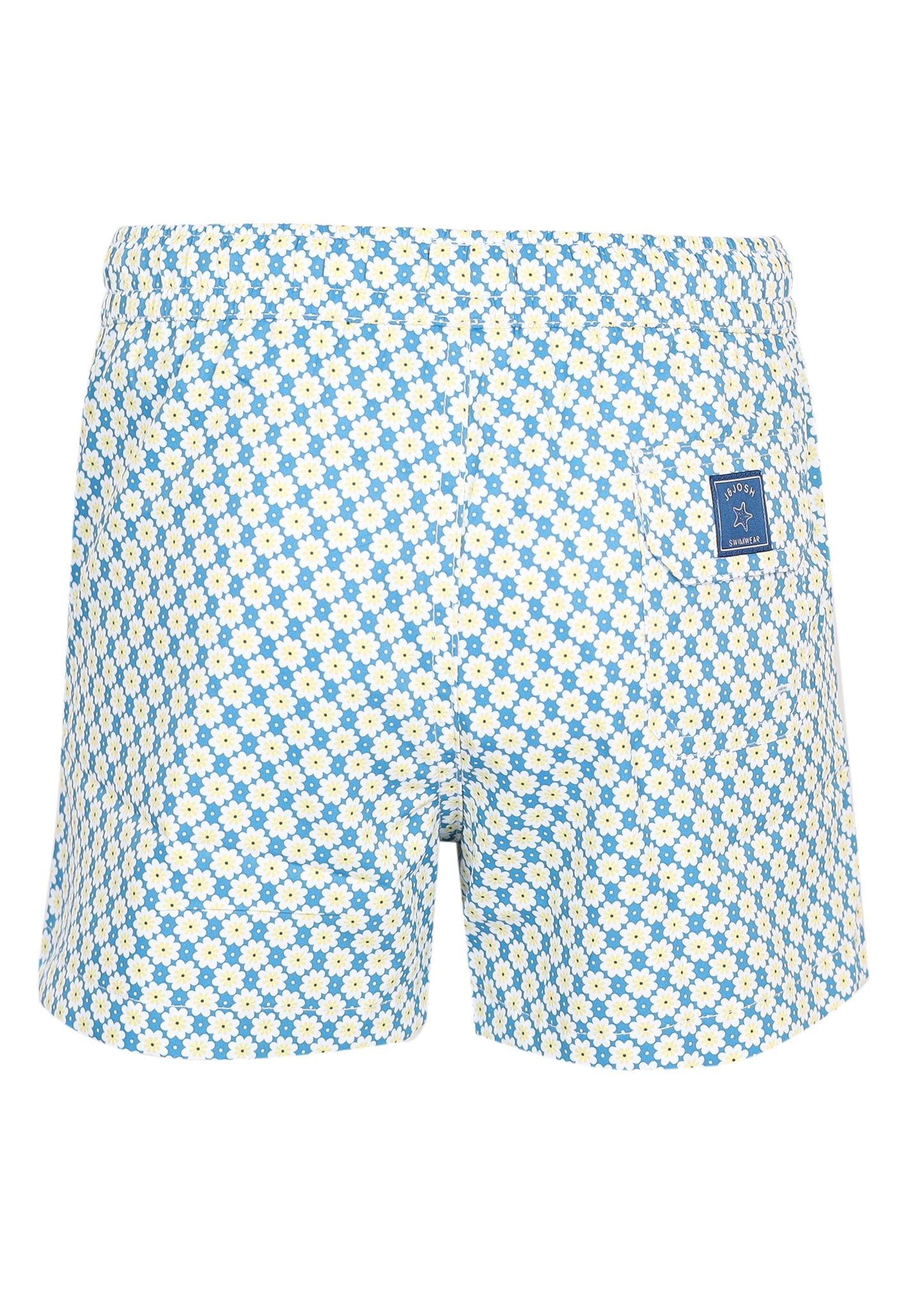Load image into Gallery viewer, Men Swim Short Floral Yellow
