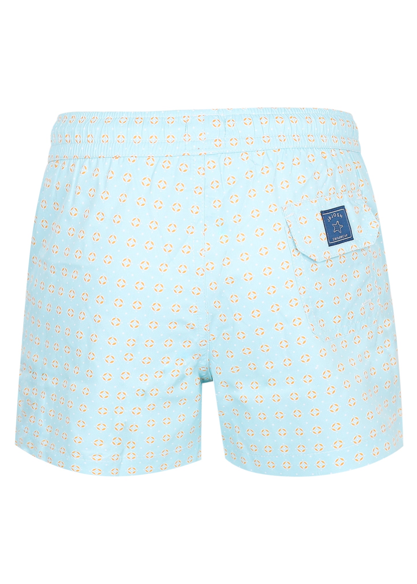 Load image into Gallery viewer, Men Swim Short Geo Turquoise
