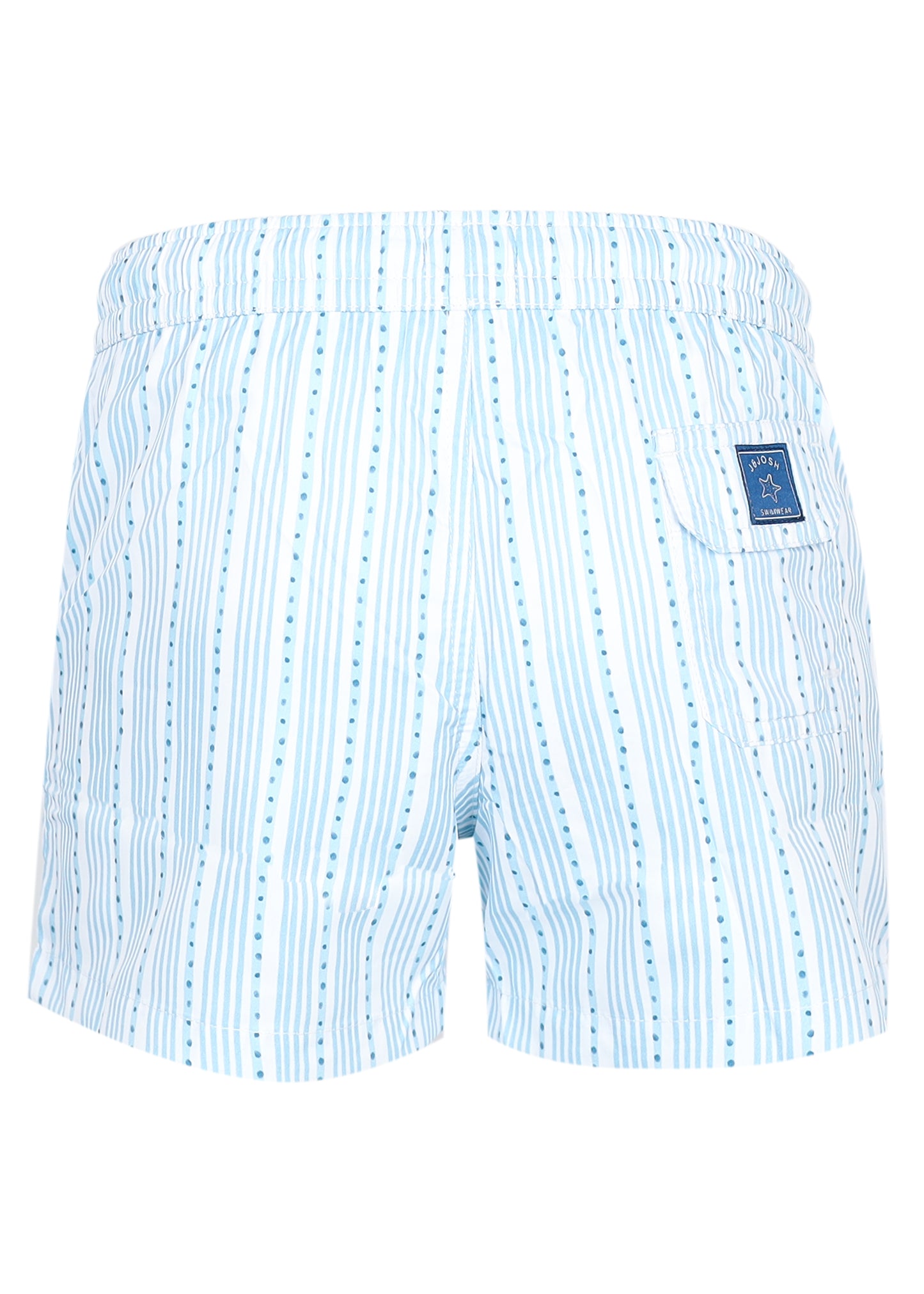 Load image into Gallery viewer, Men Swim Short Stripes Blue
