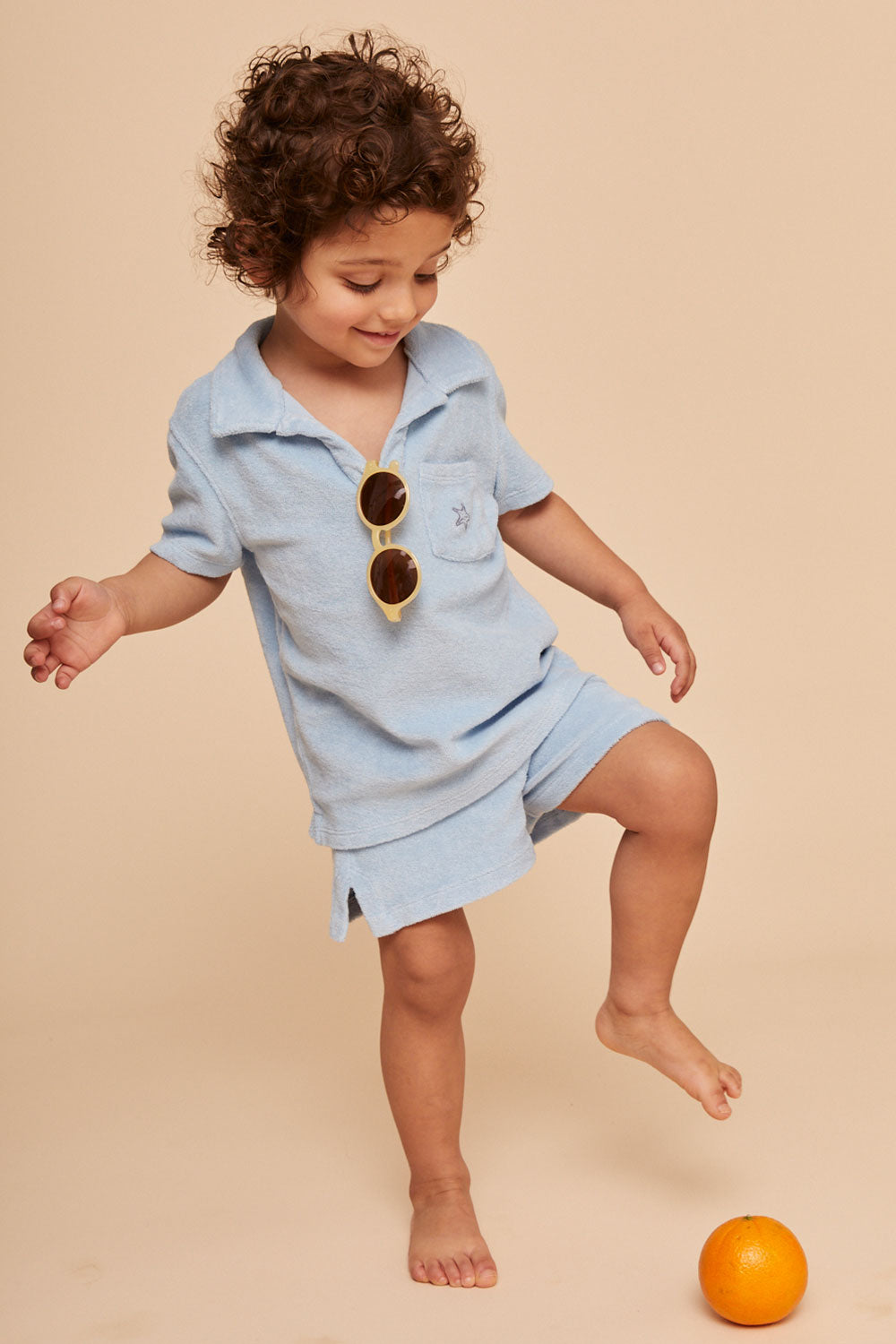 Load image into Gallery viewer, Terry Shorts Light Blue
