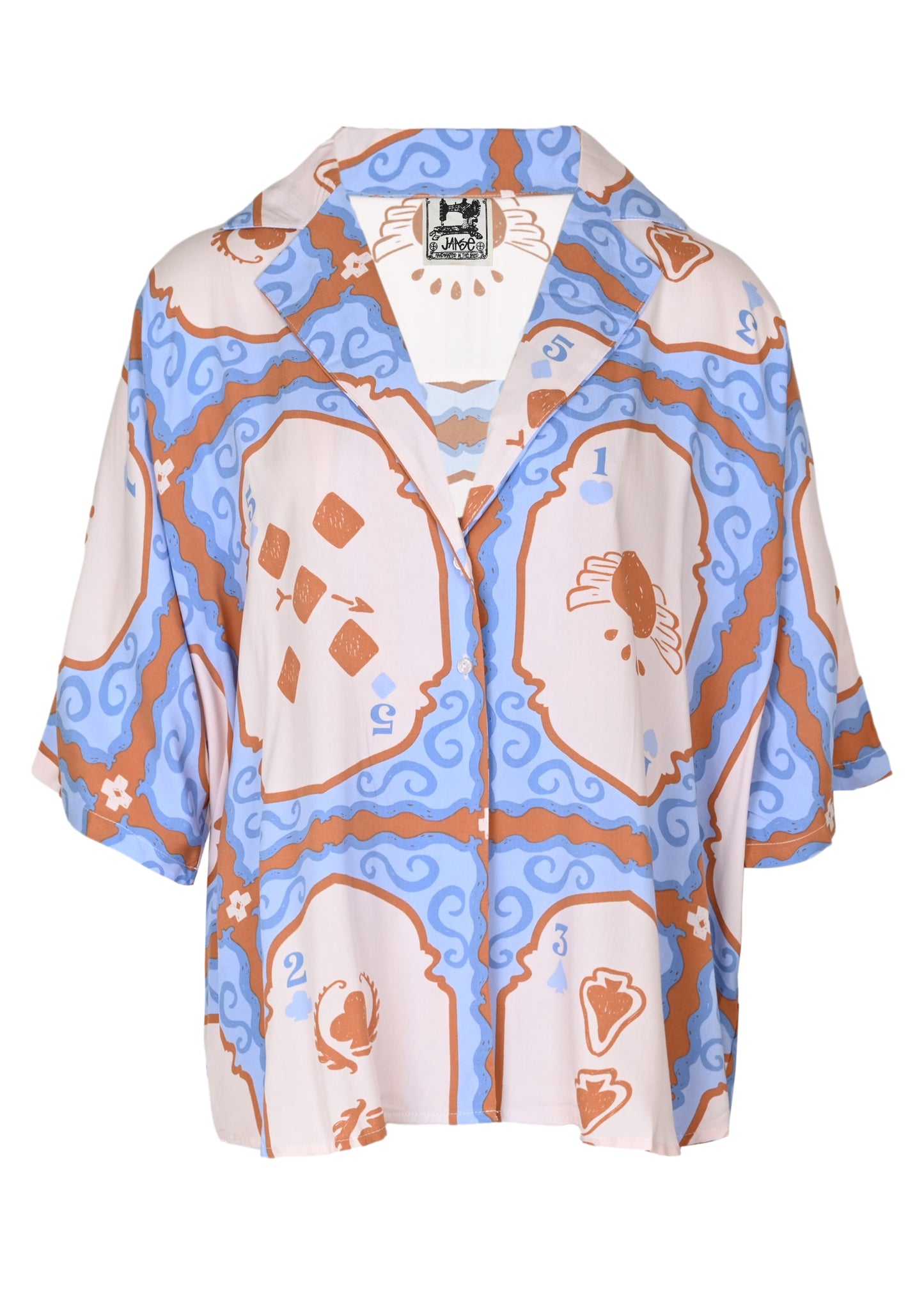 Ace of Spades Print Samara Shirt