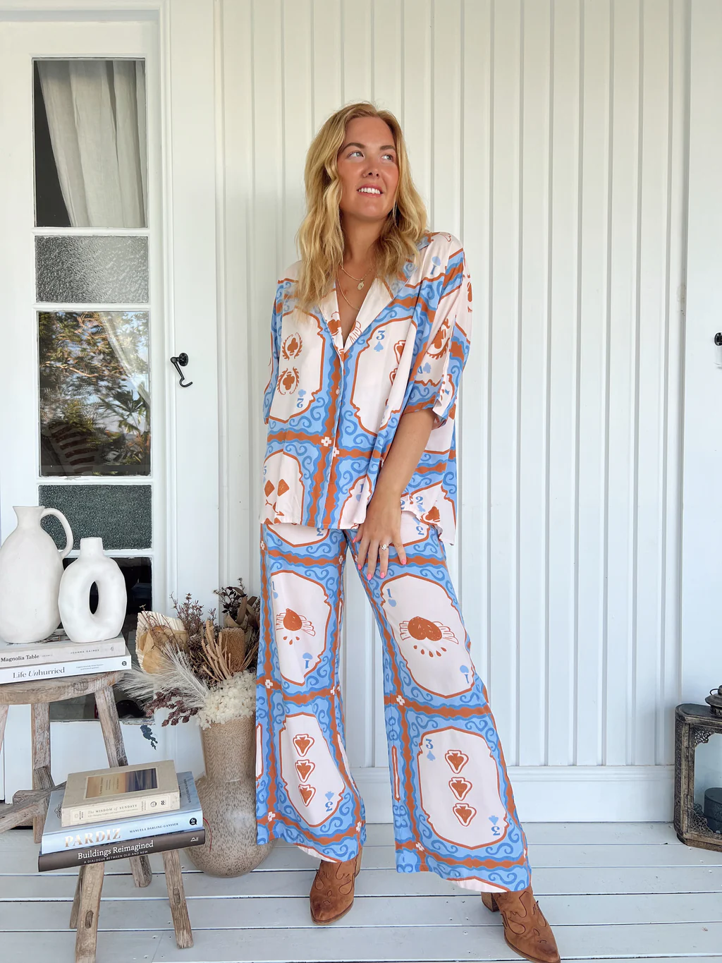 Ace of Spades Print Samara Shirt