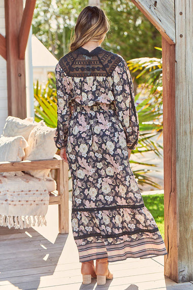 Adele Print Evangeline Maxi Dress - Dress