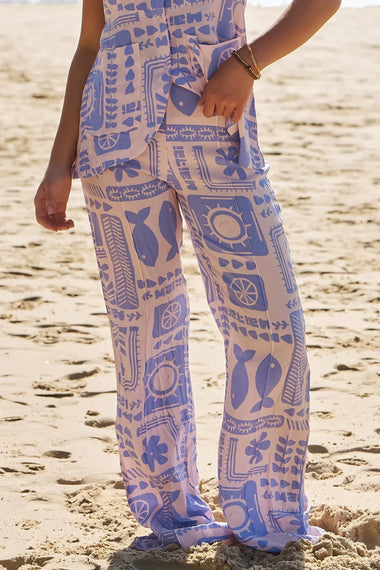 Mai Tai Print Blake Pants - Bottoms