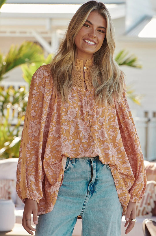 Ivey Print Florence Blouse