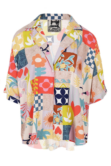Daisy Days Print Samara Shirt
