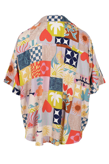 Daisy Days Print Samara Shirt