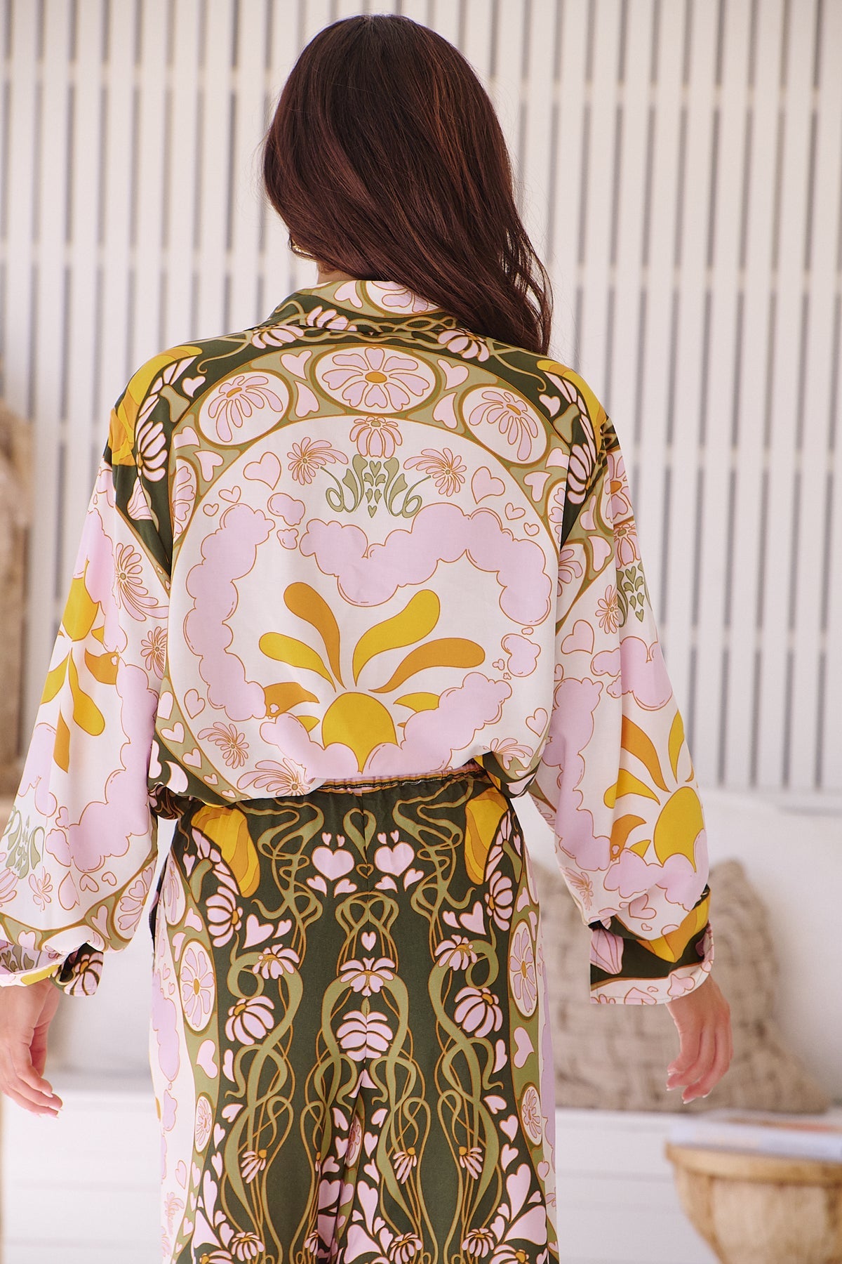 Load image into Gallery viewer, Dekota Print Amber Shirt - Top
