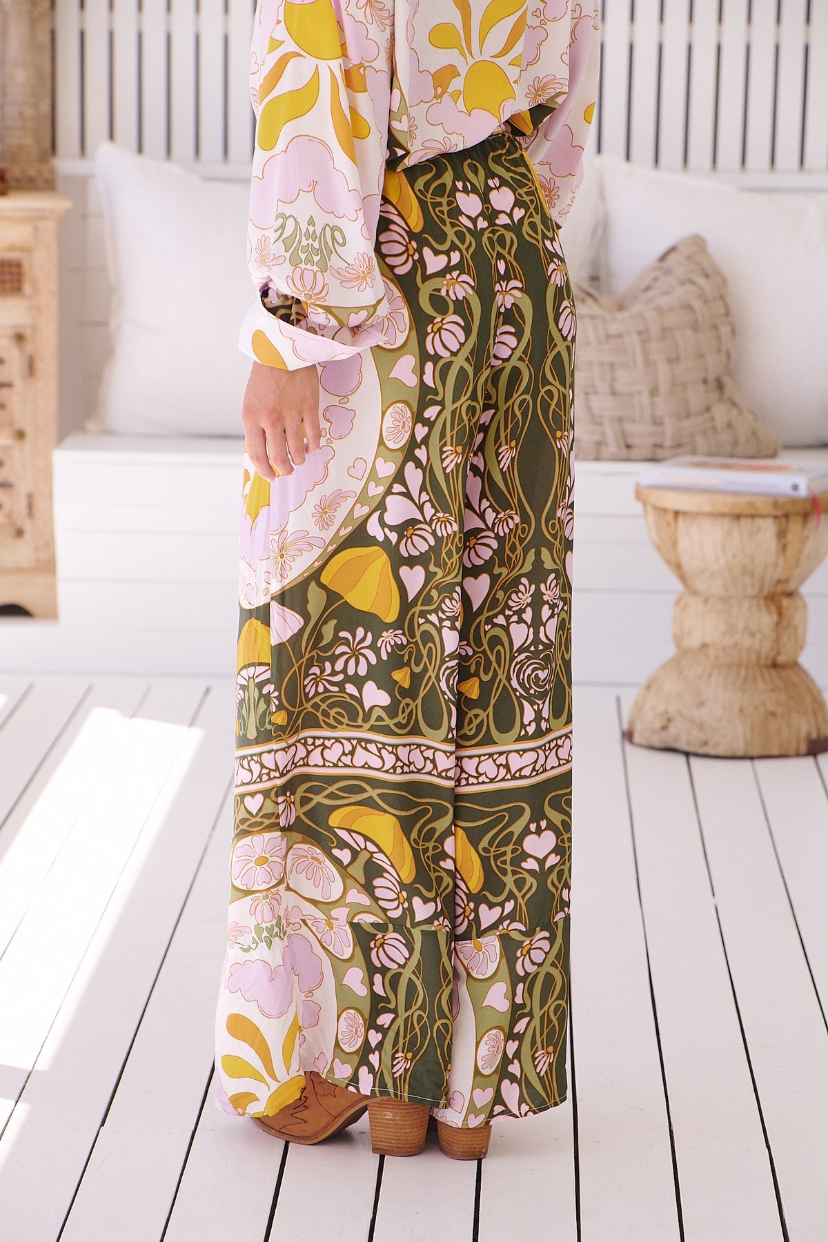 Load image into Gallery viewer, Dekota Print Rocky Pant - Bottoms
